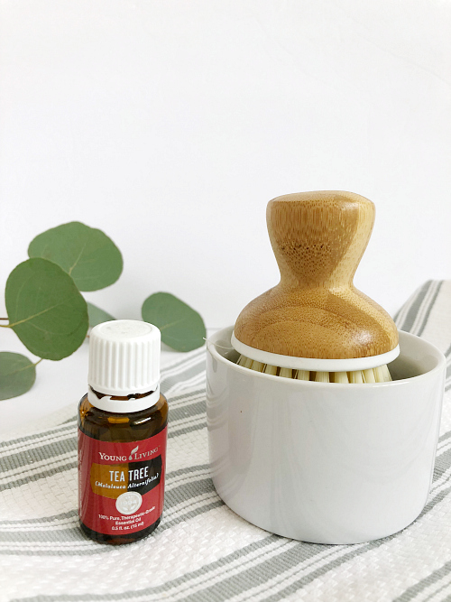 Great idea to incorporate Tea Tree Essential Oil into this DIY Shower Cleaner! #teatree #essentialoils #showercleaner