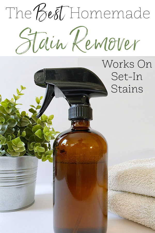 Homemade Stain Remover Recipe that works on set in grease and oil stains