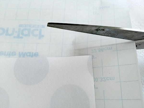 Cutting contact paper for DIY drawer liners