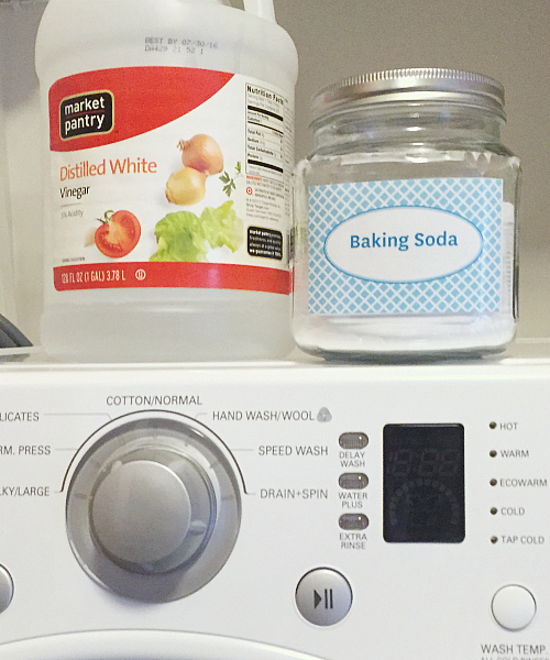 All you need to freshen laundry is vinegar and baking soda.