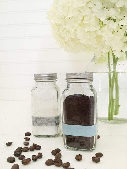 DIY Air Fresheners done two ways. One with baking soda and essential oil, the other using fresh coffee grounds.