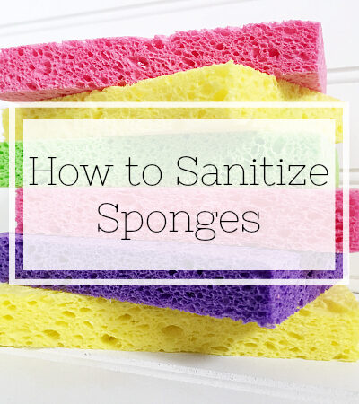 Learn how to sanitize your sponges so you can reuse them without spreading germs around.