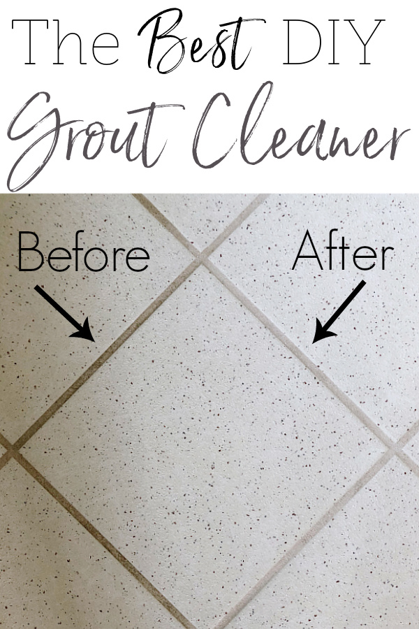 Homemade grout cleaner using baking soda and hydrogen peroxide