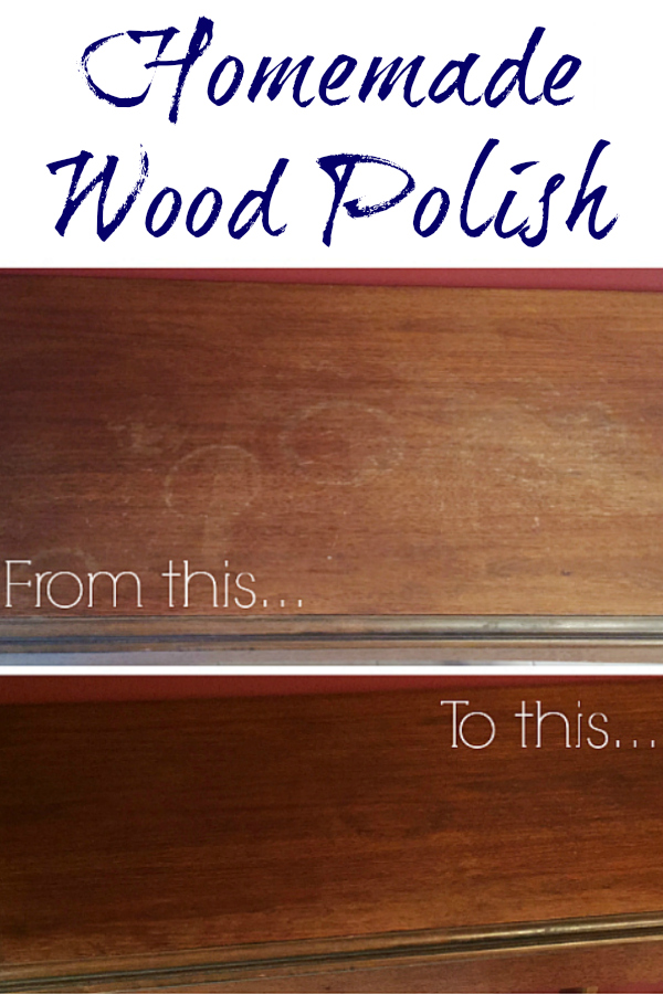 This DIY Wood Polish is absolutely amazing! I love that it's all natural and only uses two ingredients from the pantry.