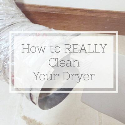How to Clean a Dryer