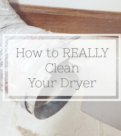 Full tutorial on how to clean a dryer.