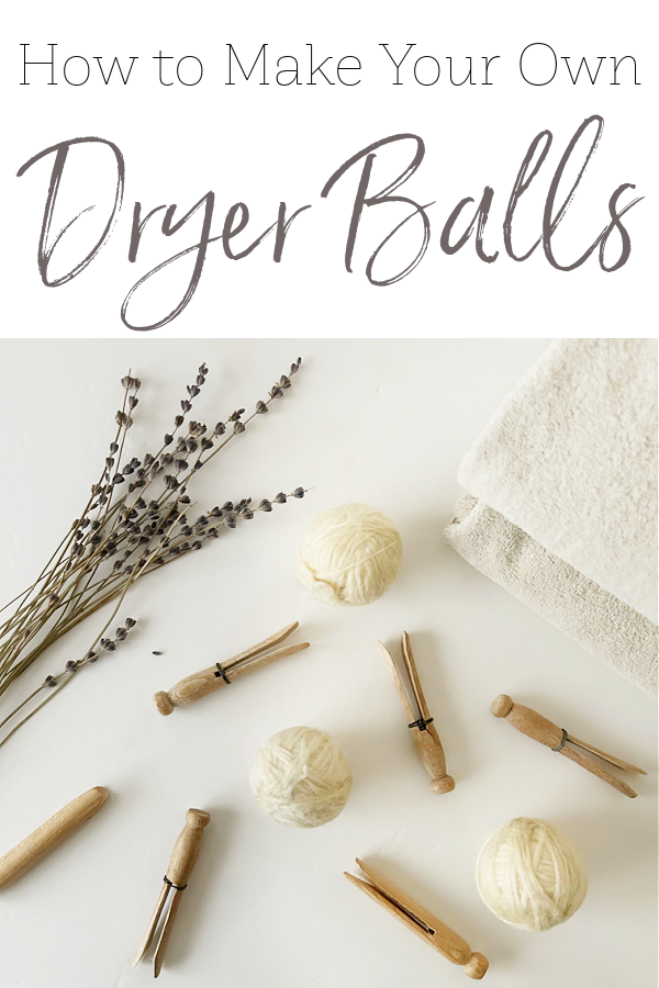 How to Make Dryer Balls with wool yarn