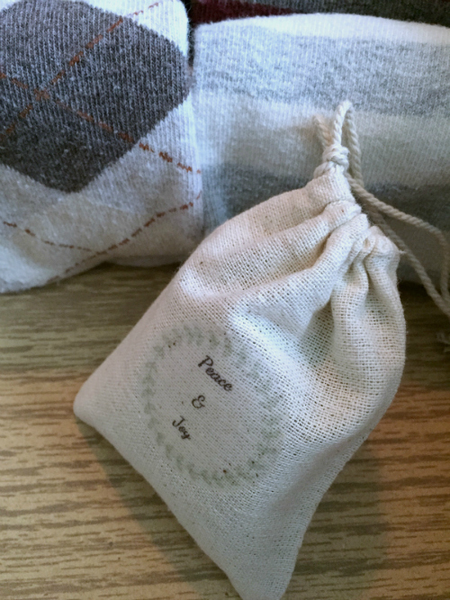 DIY Lavender Sachet in a sock drawer