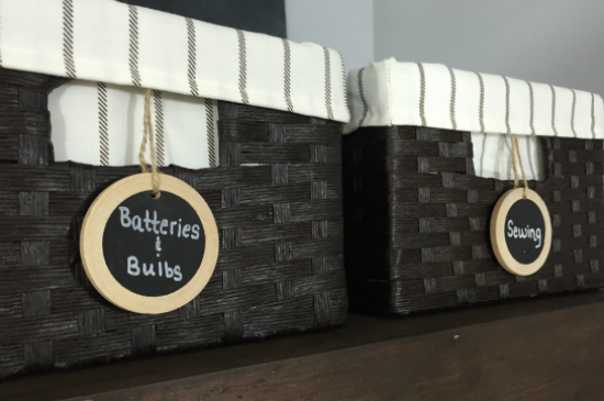 Storage Baskets for the Laundry Room