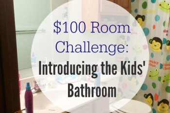 $100 Room Challenge: Goals for the Kids’ Bathroom