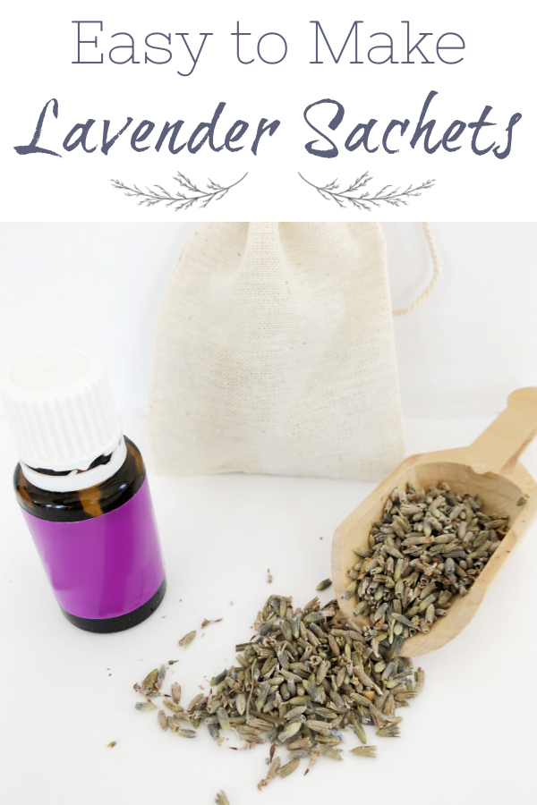 Easy-to-Make Lavender Sachets to freshen drawers and closets.