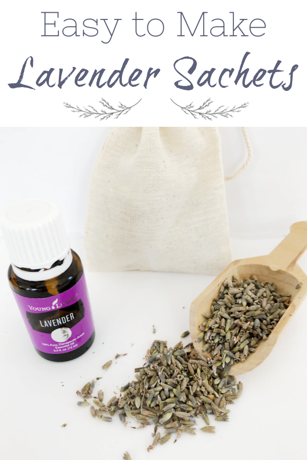 Easy-to-Make Lavender Sachets to freshen drawers and closets.