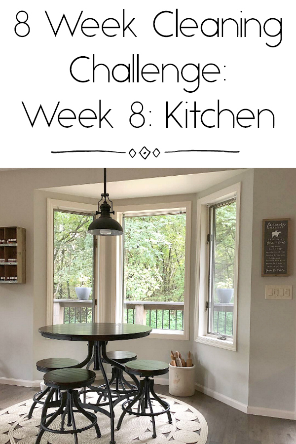 8 Week Cleaning Challenge- Week 8 Cleaning the Kitchen