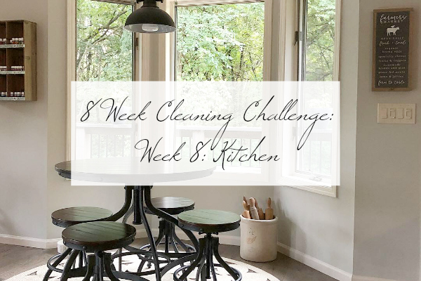 8 Week Cleaning Challenge Kitchen