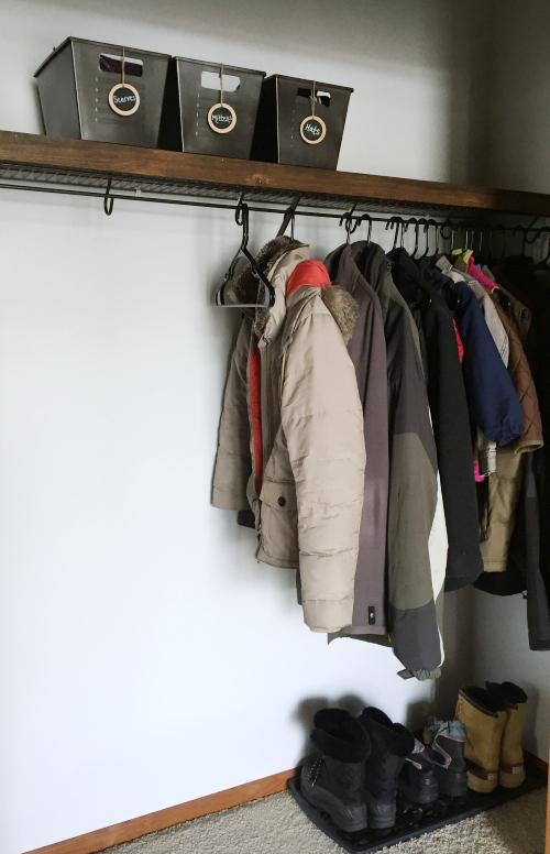 $100 Room Challenge: Coat Closet Reveal