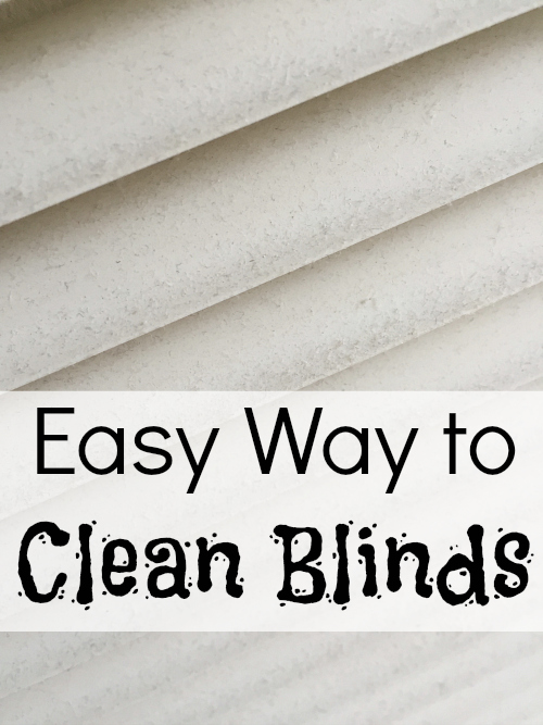 Easy Way to Clean Blinds Title Image