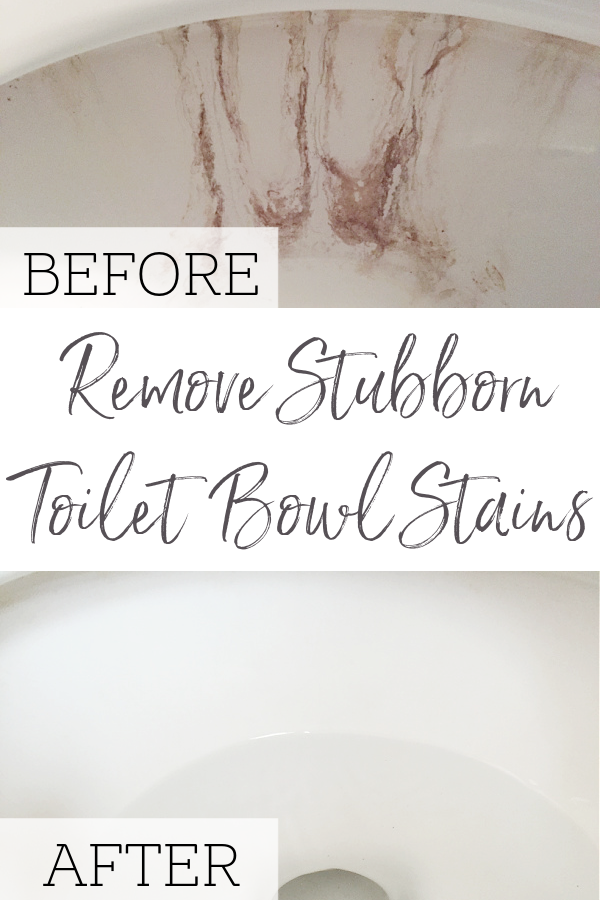 How to Clean Stubborn Toilet Bowl Stains