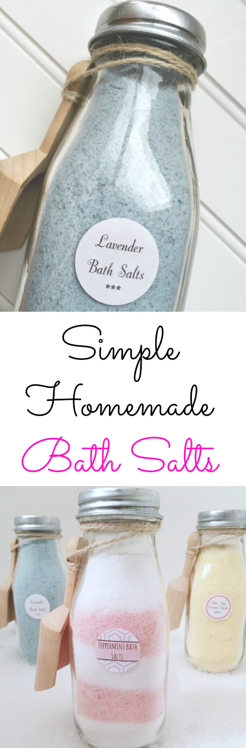 Easy Recipe for Homemade Bath Salts