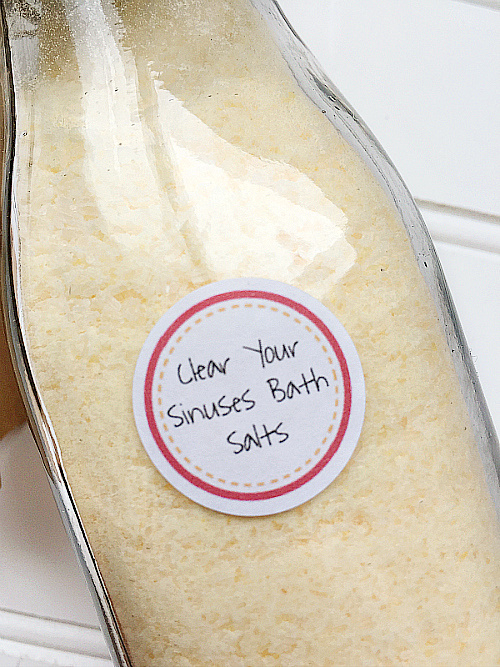 DIY Bath Salts to support better breathing