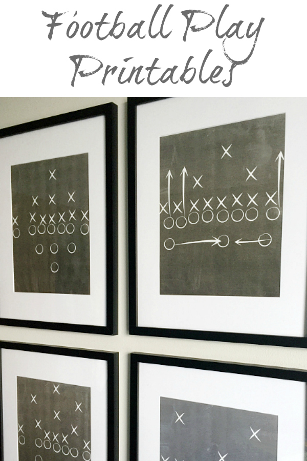 This tutorial on creating football play printables is perfect for creating a football themed bedroom or playroom.