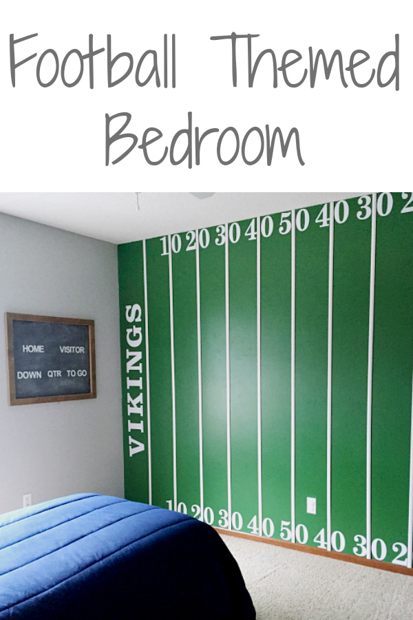 boys football bedroom