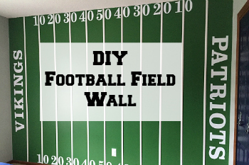 DIY Football Field Wall