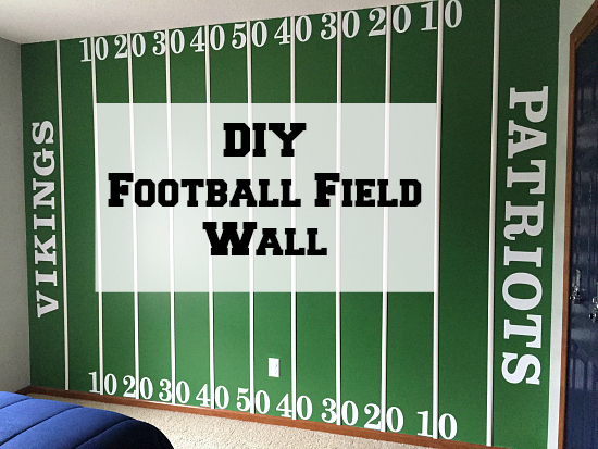 DIY Football Field Wall