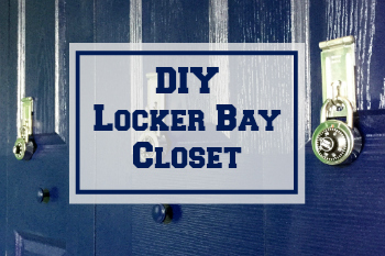 DIY Football Locker Closet