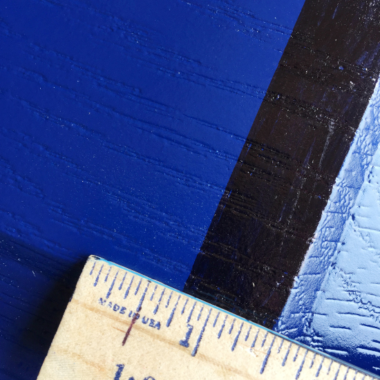 Adding lines to mimic the vents of a locker for a DIY Football Locker Closet