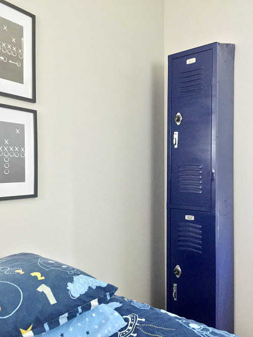 Dresser made from an old locker