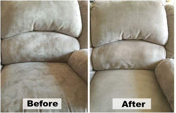 How to Clean A Microfiber Couch Before and After