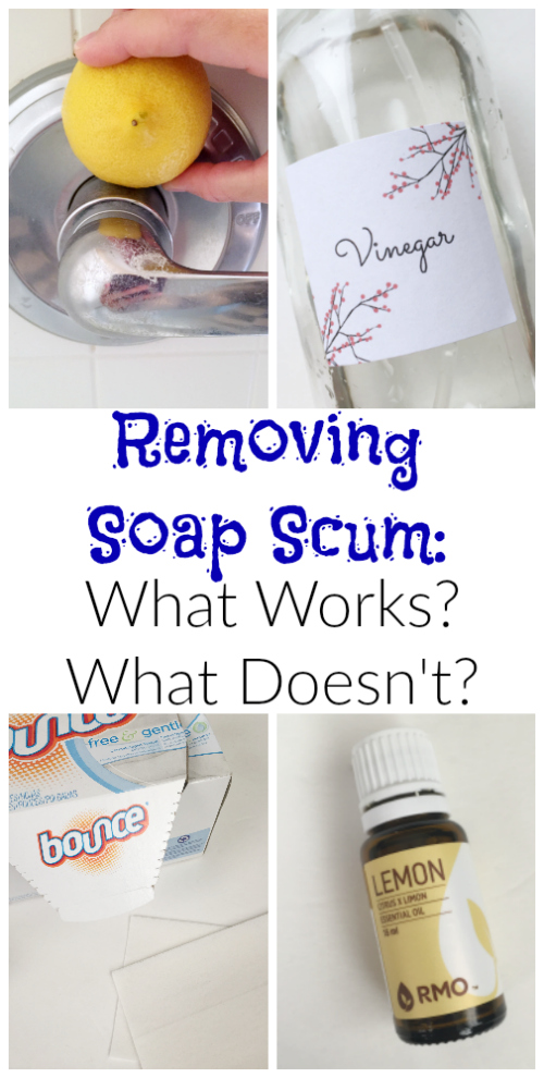 Cleaning Tip Tuesday Let's Talk Soap Scum Lemons, Lavender, & Laundry