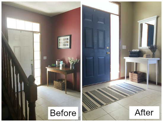Budget Friendly Entry Makeover