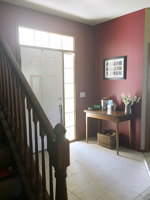 Furniture Painting: Cherry wood table prior to applying chalk paint and wax