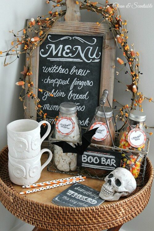 Hot Chocolate Bar Ideas - Clean and Scentsible