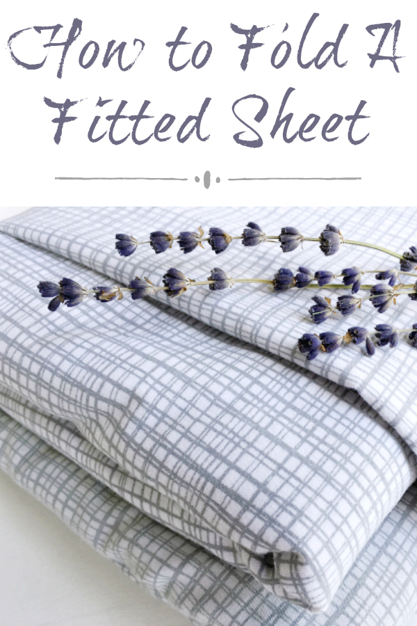 This is the easiest tutorial I have seen on how to fold a fitted sheet. No tucking in corners, just a simple folding strategy.