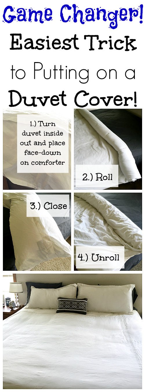 Easy Trick To Putting On A Duvet Cover Lemons Lavender Laundry