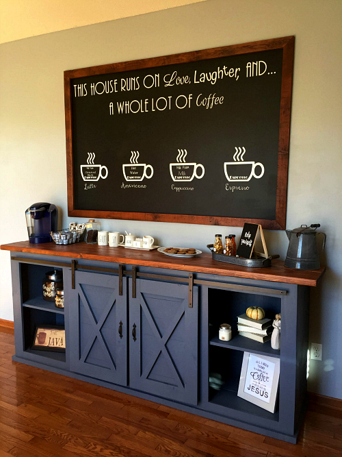 This coffee station is amazing! So many awesome ideas.