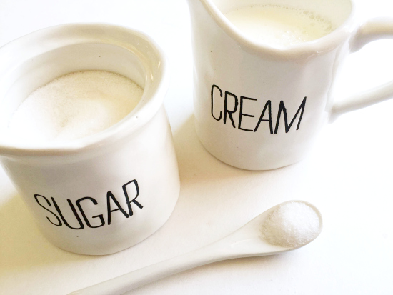 Sugar and cream set