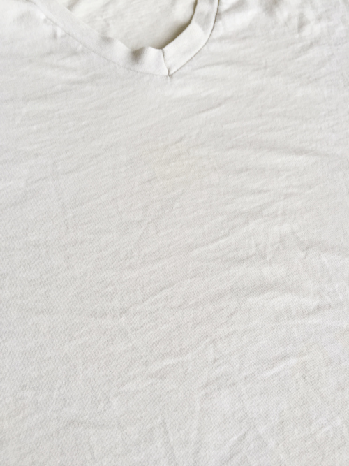 Shirt without wrinkles after removing wrinkles without iron