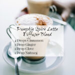 Pumpkin Spice Latte Diffuser Blend combining cinnamon, ginger, clove, and nutmeg