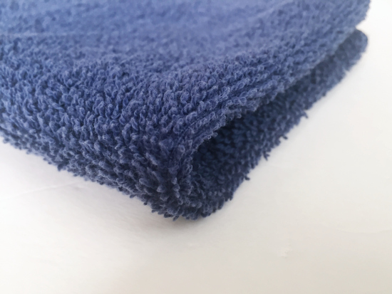 Washcloth used to remove wrinkles from clothes