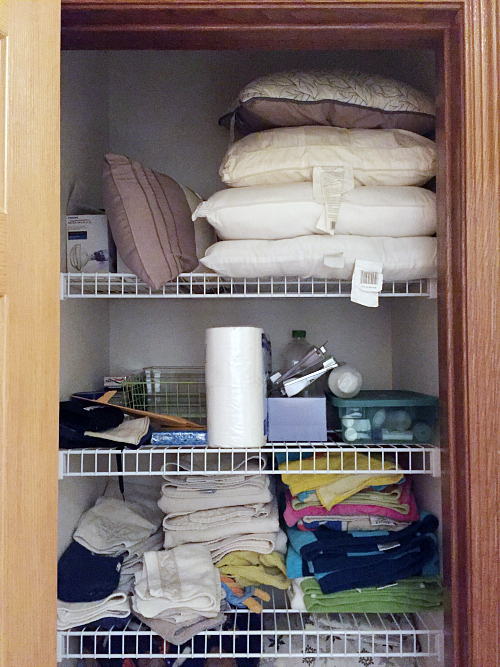 Linen Closet Makeover: Week 1