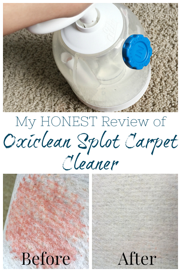 Honest Review of the Splot carpet cleaner. Sharing how well it worked on various stains, along with the pros and cons.