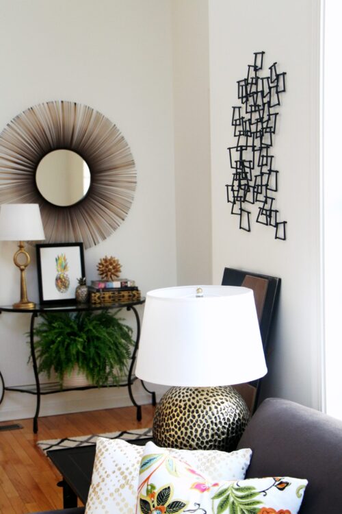 Painted Drinking Straws become Wall Art via This Is Our Bliss