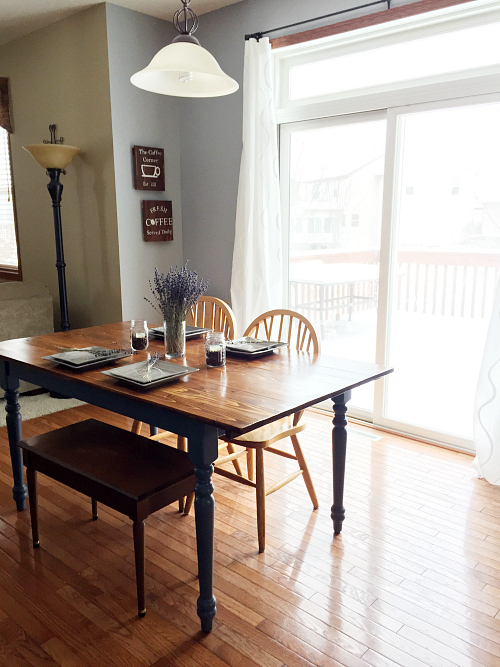 This dining room makeover is incredible! I cannot believe everything that was done with less than $100!