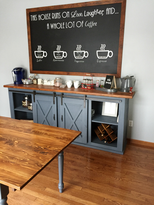 DIY Dining Room Table using what you already have. What a great idea!