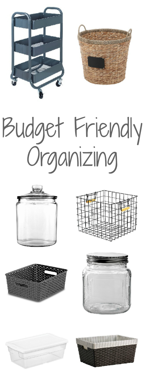 There are so many expensive organizing items out there. Love these one that are a little more budget friendly.