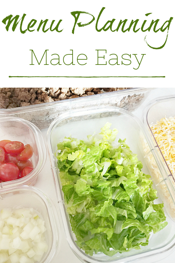 Great ideas for making meal planning easier.