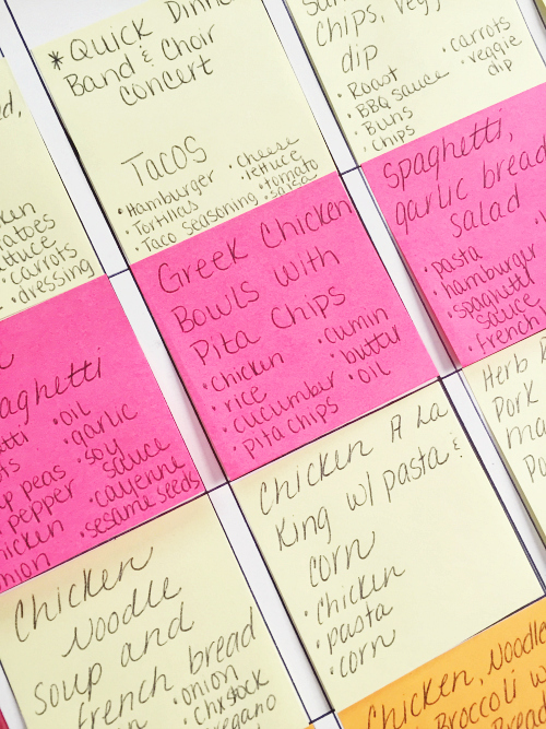 Love these ideas for making menu planning easier!